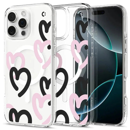 iPhone 16 Pro Case Ultra Hybrid MagFit Hearts - Spigen Malaysia