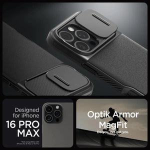iPhone 16 Pro Max Case Optik Armor MagFit - Spigen Malaysia