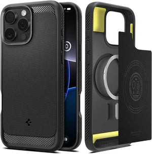iPhone 16 Pro Max Case Rugged Armor MagFit - Spigen Malaysia