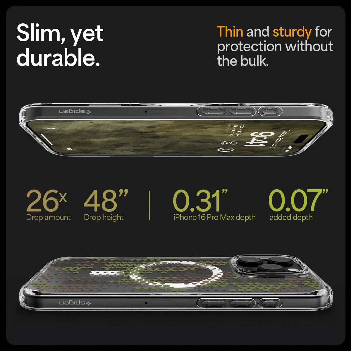 iPhone 16 Pro Max Case Ultra Hybrid MagFit Digital Camo - Spigen Malaysia