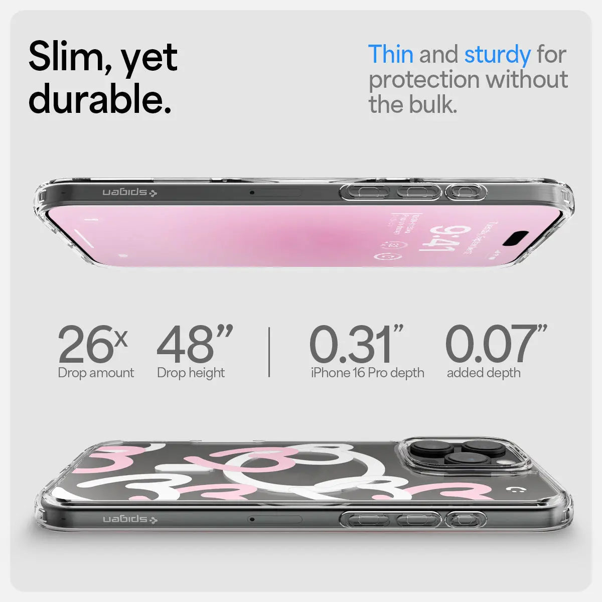 iPhone 16 Pro Max Case Ultra Hybrid MagFit Hearts - Spigen Malaysia