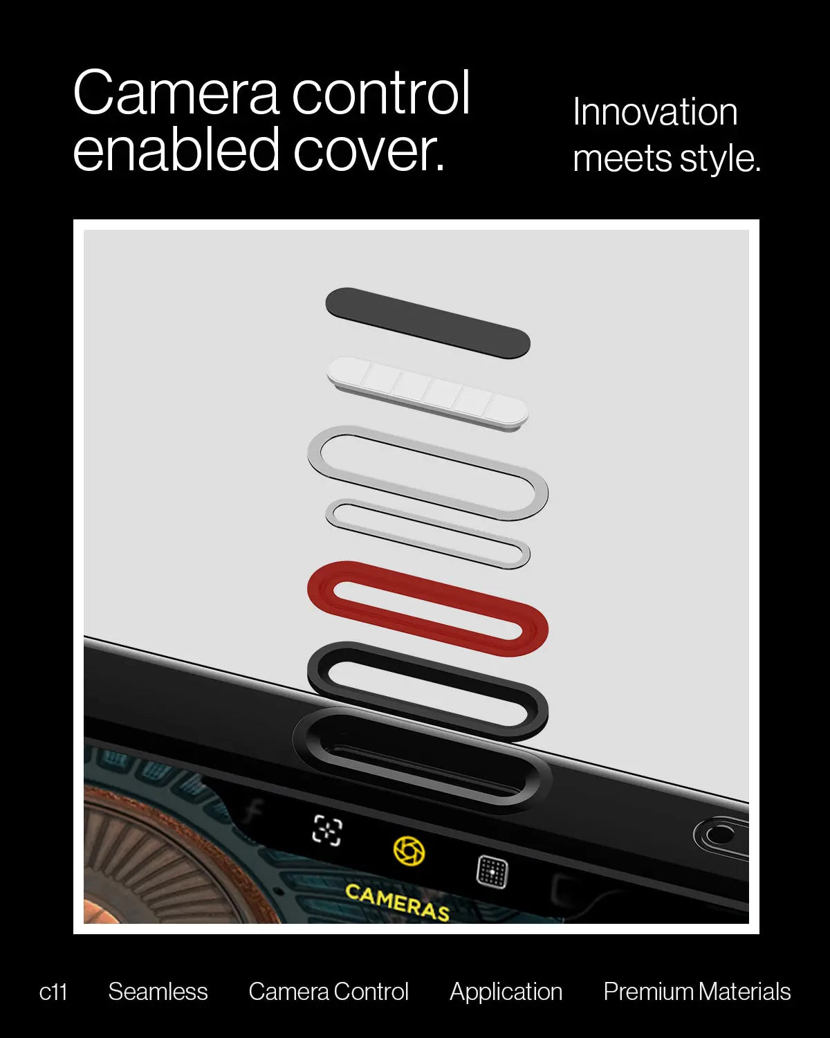 iPhone 16 Pro Max Case c11 Magnolia  (MagFit + Camera Control) - Spigen Malaysia