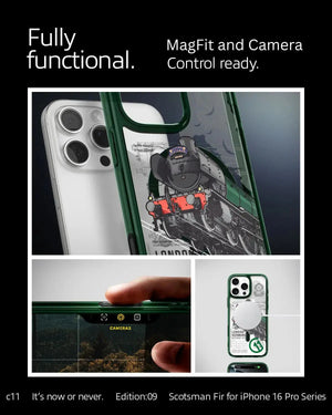 iPhone 16 Pro Case c11 Scotsman Fir (MagFit + Camera Control) - Spigen Malaysia