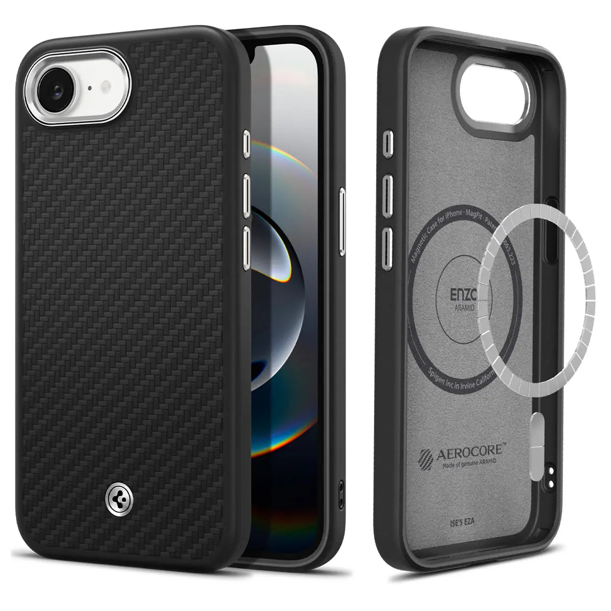 iPhone 16e Case (2025) Enzo Aramid MagFit - Spigen Malaysia