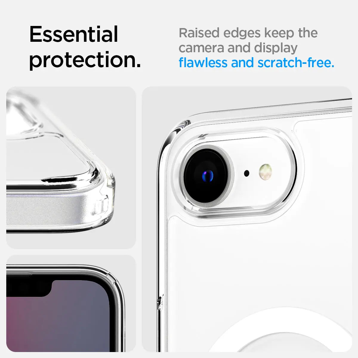 iPhone 16e Case (2025) Ultra Hybrid MagFit / Crystal Hybrid MagFit - Spigen Malaysia