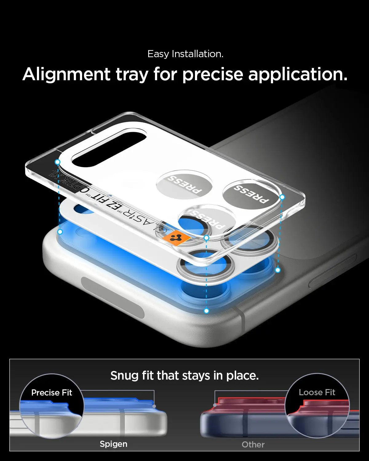 iPhone 17 Pro Lens Protector Optik Pro XL EZ Fit - Spigen Malaysia