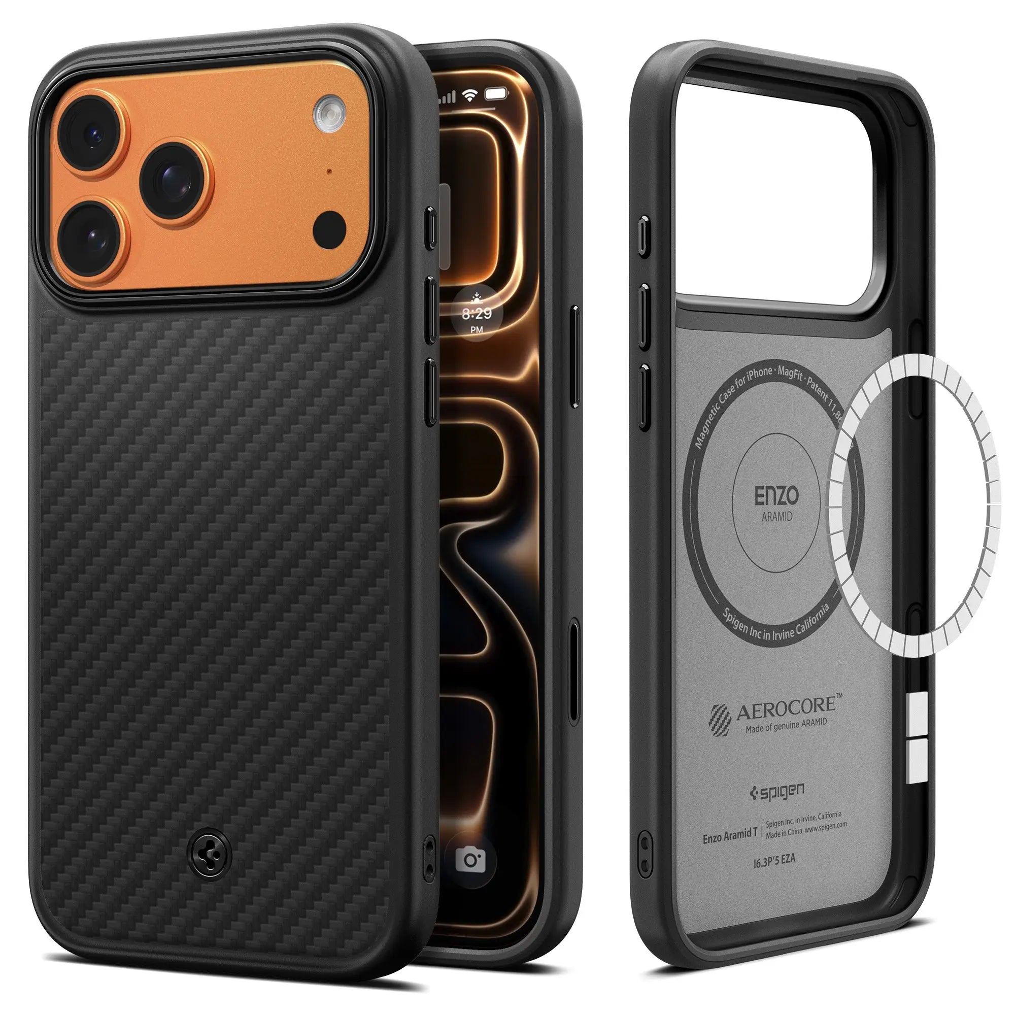 iPhone 17 Pro Max Case Enzo Aramid T MagFit - Spigen Malaysia