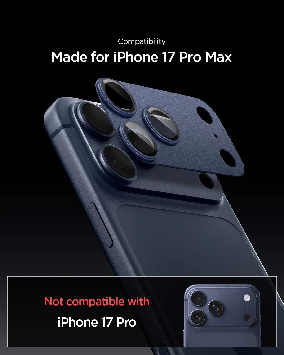 iPhone 17 Pro Max Lens Protector Optik Pro XL EZ Fit - Spigen Malaysia