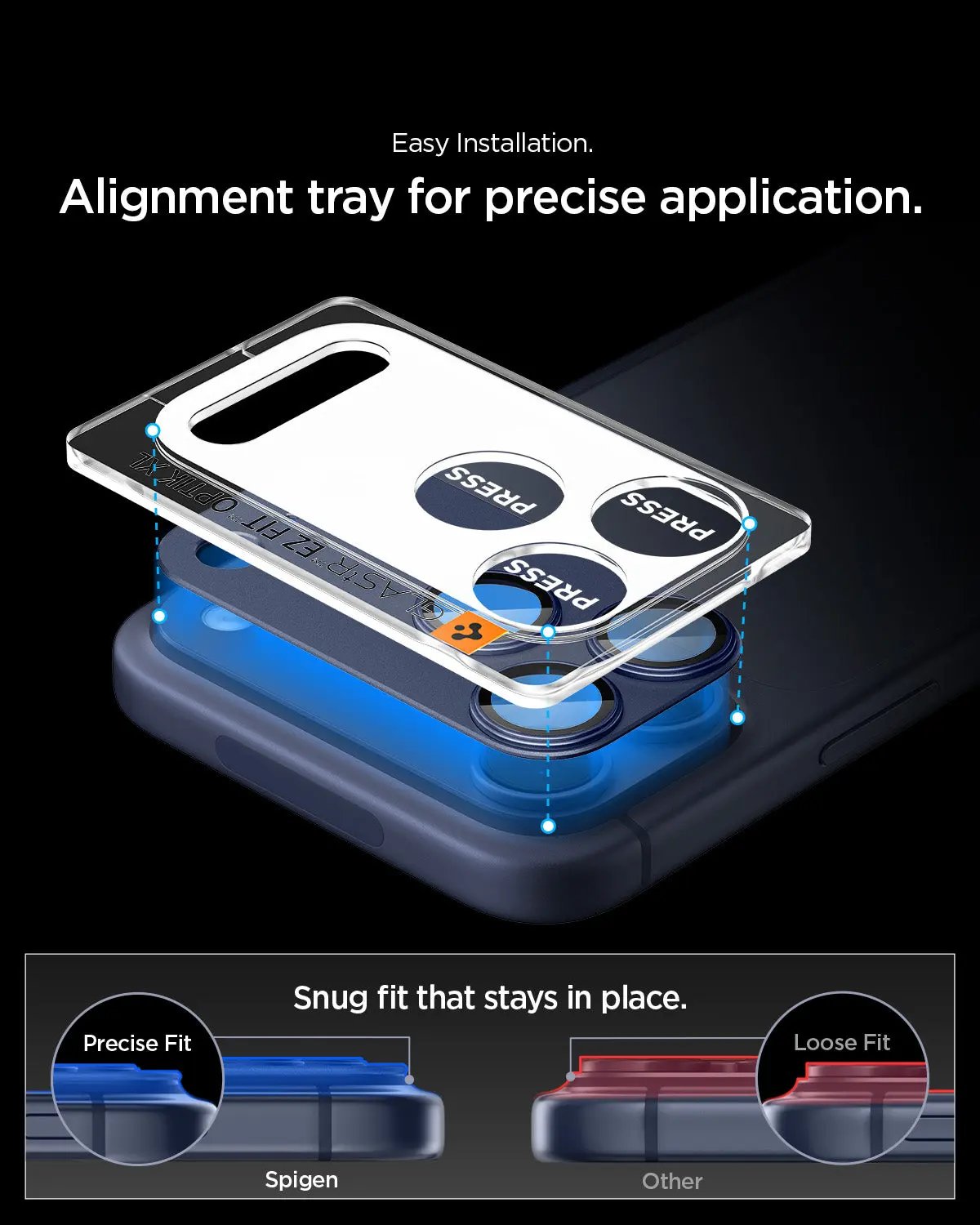 iPhone 17 Pro Max Lens Protector Optik Pro XL EZ Fit - Spigen Malaysia