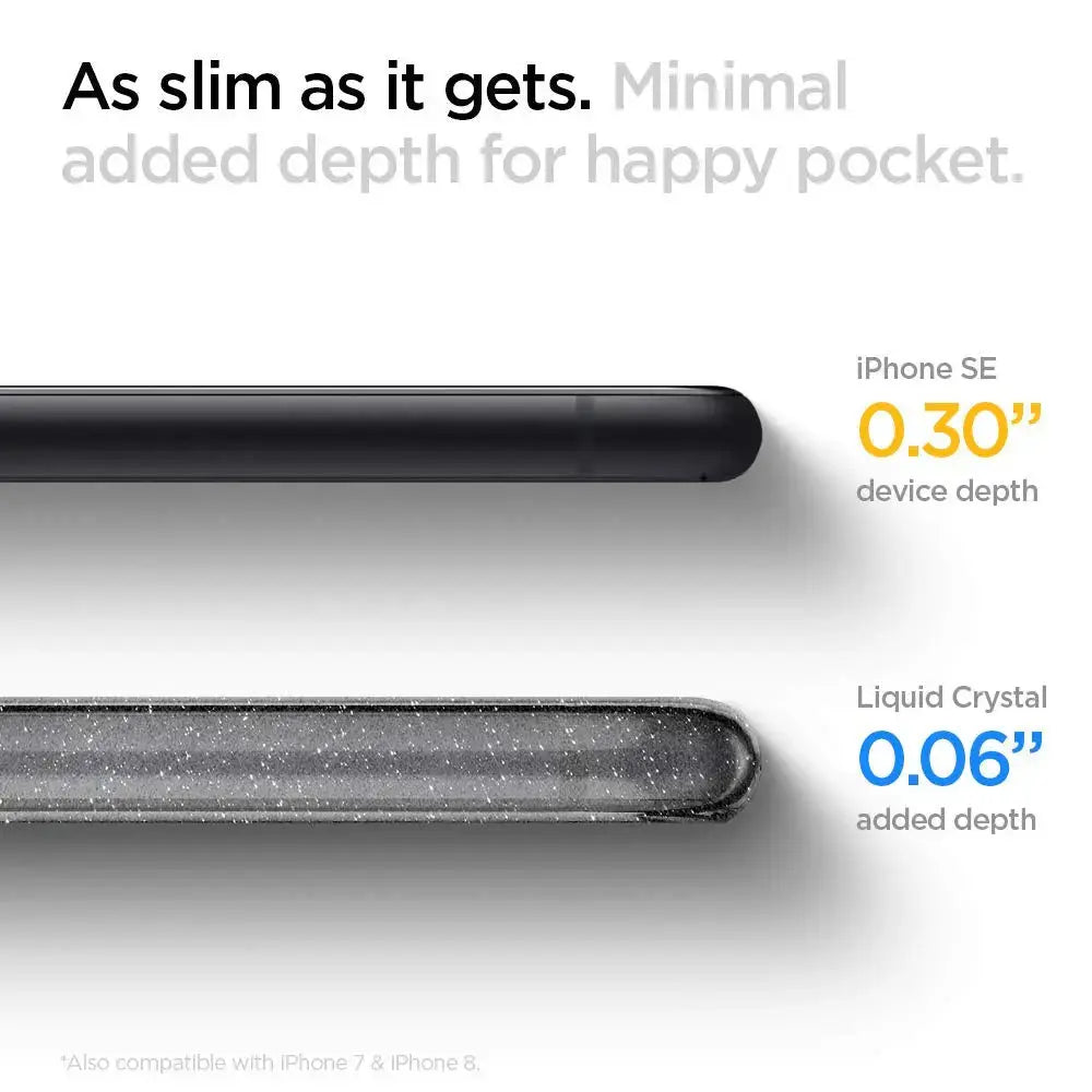 iPhone SE (2022 / 2020) / iPhone 8 / iPhone 7 Case Liquid Crystal Glitter - Spigen Malaysia