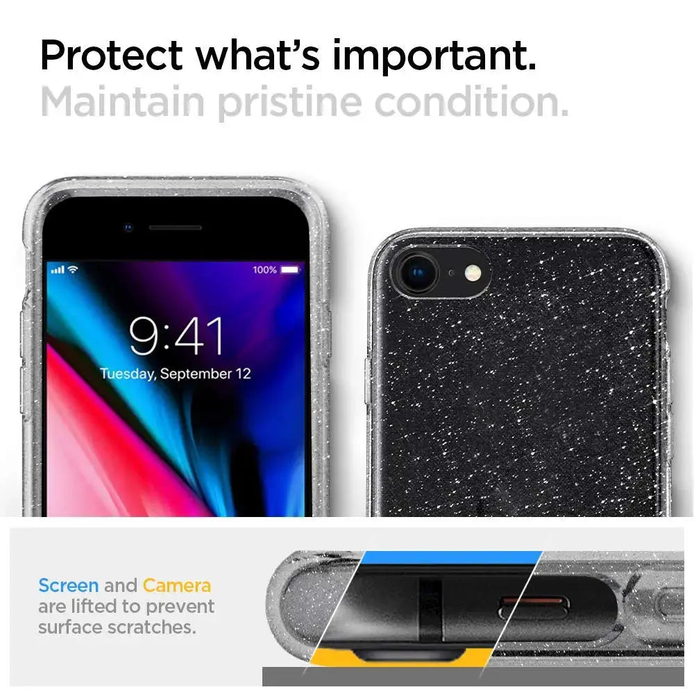 iPhone SE (2022 / 2020) / iPhone 8 / iPhone 7 Case Liquid Crystal Glitter - Spigen Malaysia