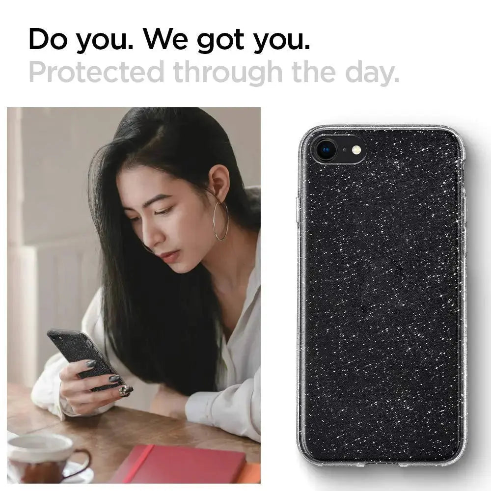 iPhone SE (2022 / 2020) / iPhone 8 / iPhone 7 Case Liquid Crystal Glitter - Spigen Malaysia