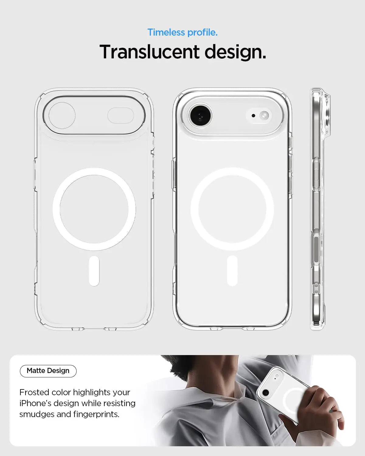 iPhone Air Case Ultra Hybrid MagFit Frost - Spigen Malaysia