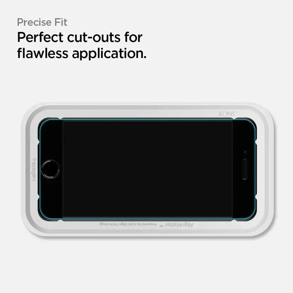 iPhone SE 2022 AlignMaster Tempered Glass - Spigen Malaysia