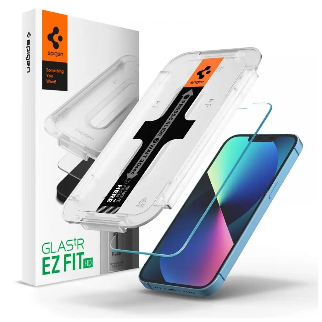 iPhone 16e (2025) / 14 / 13 Pro / 13 Tempered Glass Glas.tR EZ Fit - Spigen Malaysia