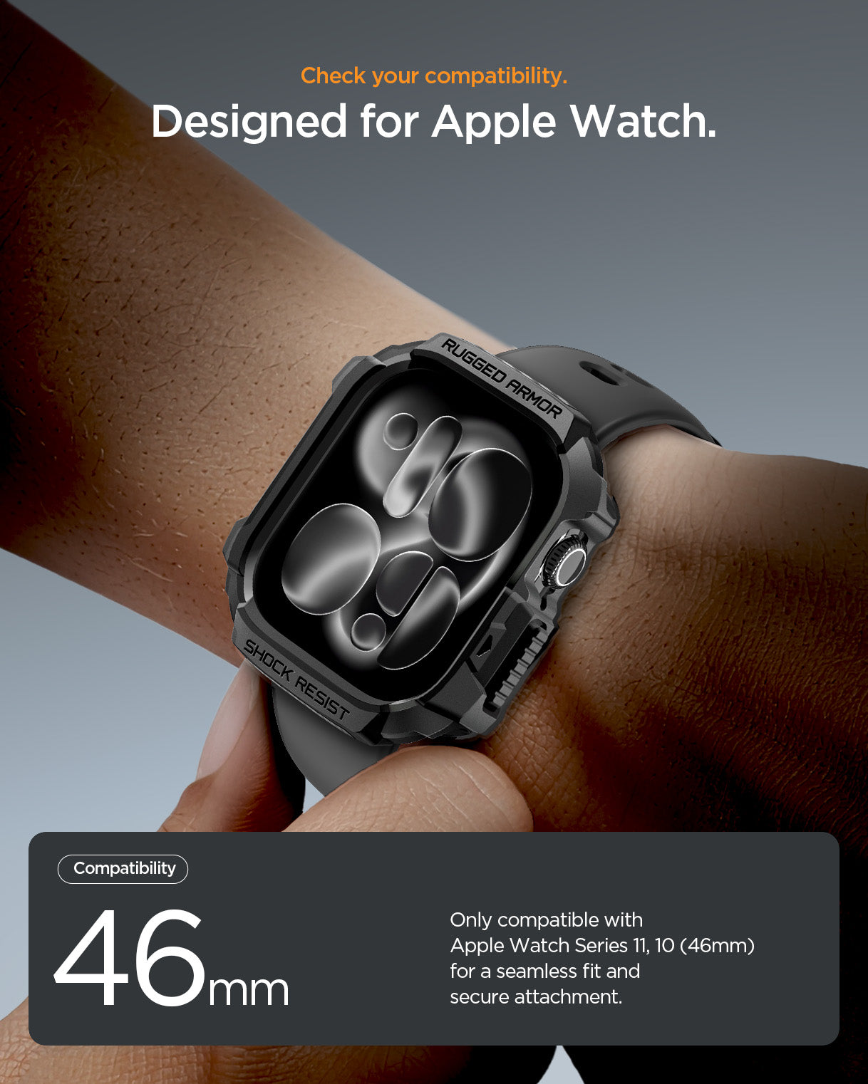 Apple Watch Case Series 11 / 10 (46mm) Rugged Armor 2