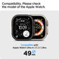 [2 Pack] Apple Watch Ultra Screen Protector (49mm) Glas.tr EZ Fit