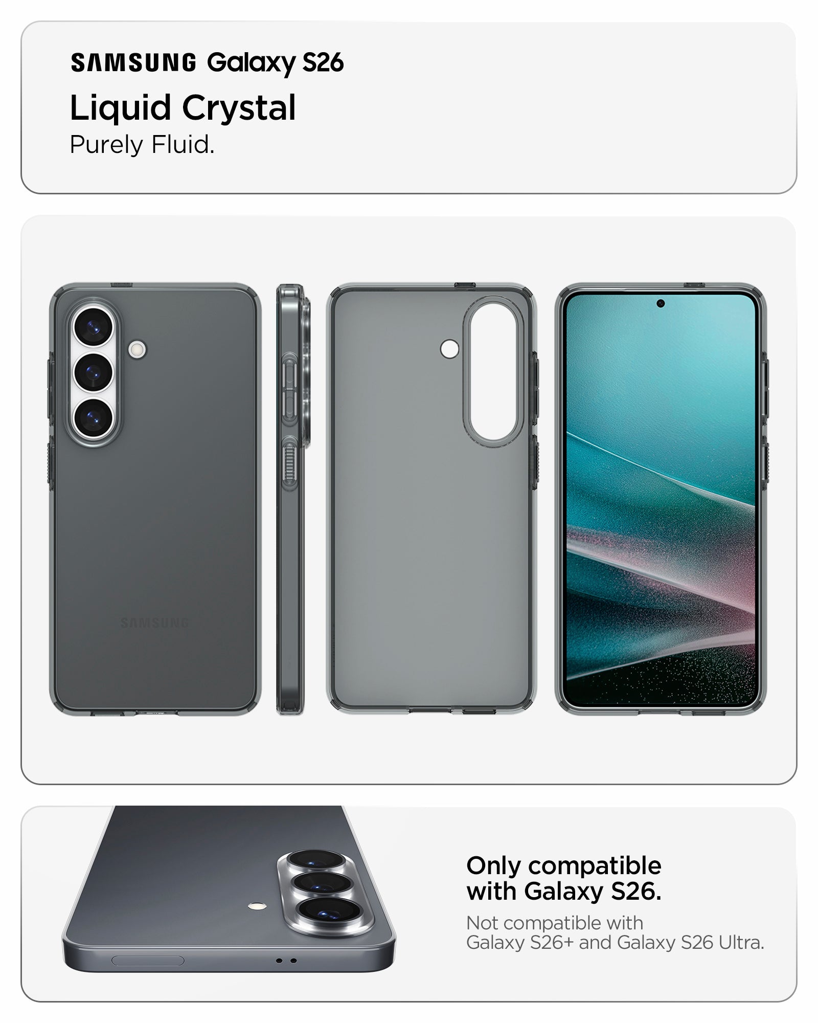 Samsung S26 Case 6.3" Liquid Crystal - Spigen Malaysia