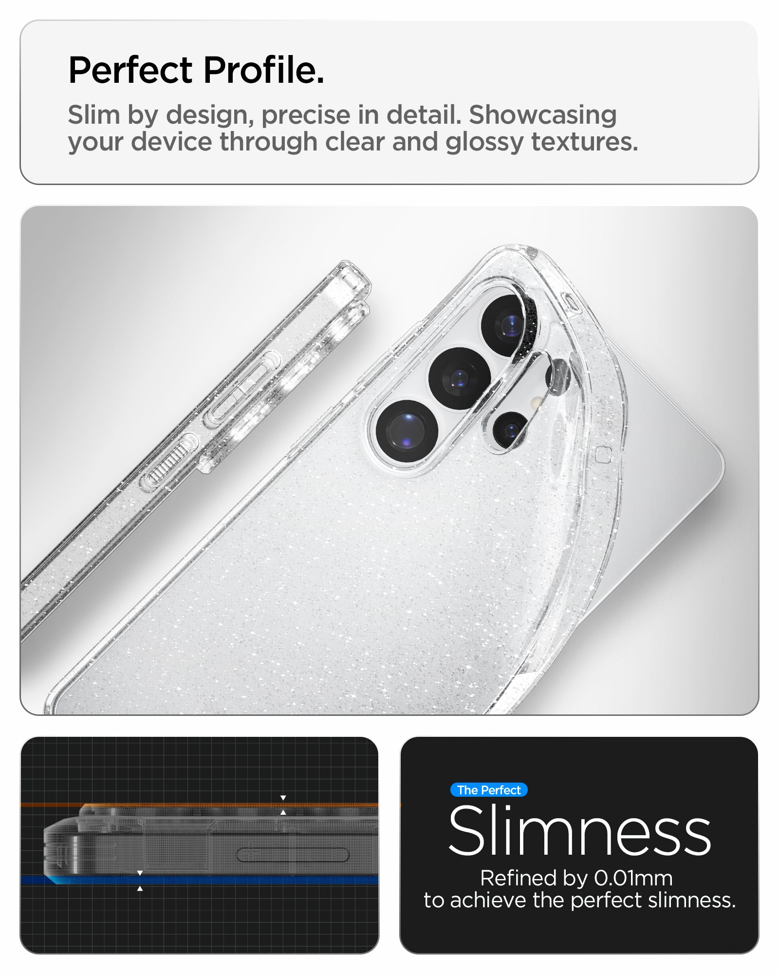 Samsung S26 Ultra Case 6.9" Liquid Crystal Glitter - Spigen Malaysia