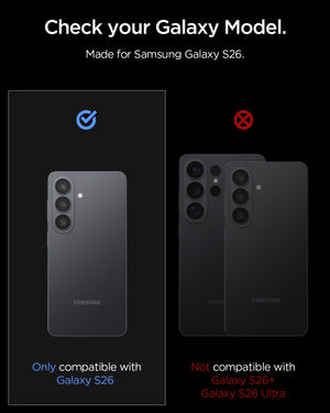 [2 Pack] Samsung S26 Camera Lens Protector 6.3" EZ Fit Optik Pro