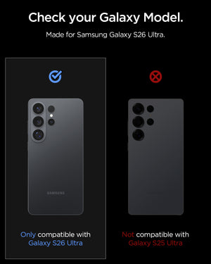 [2 Pack] Samsung S26 Ultra Camera Lens Protector 6.9" EZ Fit Optik Pro HD - Spigen Malaysia