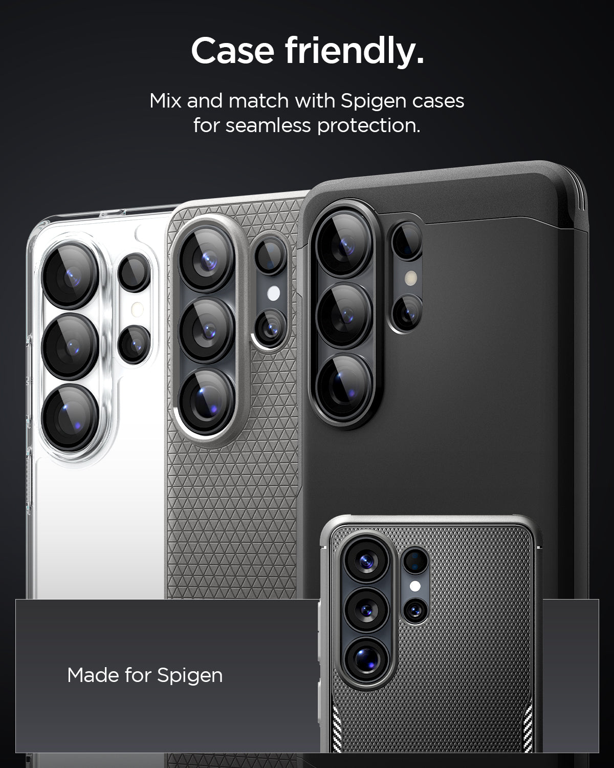 [2 Pack] Samsung S26 Ultra Camera Lens Protector 6.9" EZ Fit Optik Pro HD - Spigen Malaysia