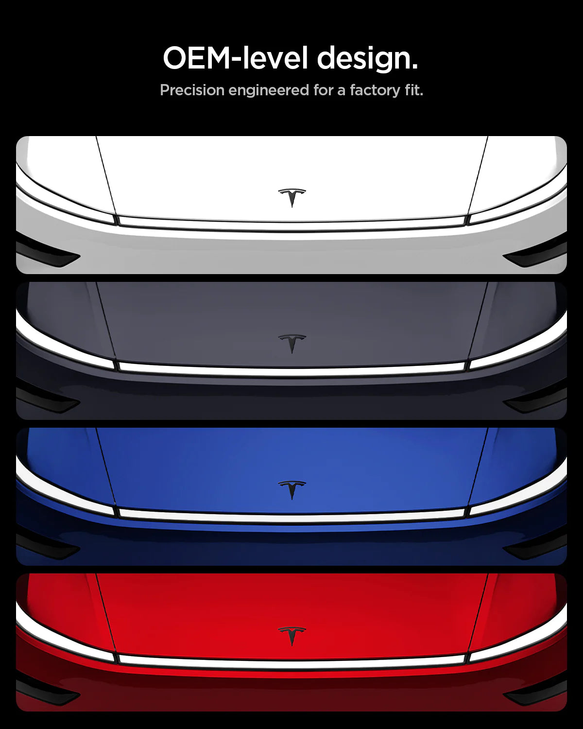 Tesla Model Y Juniper (2026/2025) Front Emblem Logo Cover TD100B - Spigen Malaysia