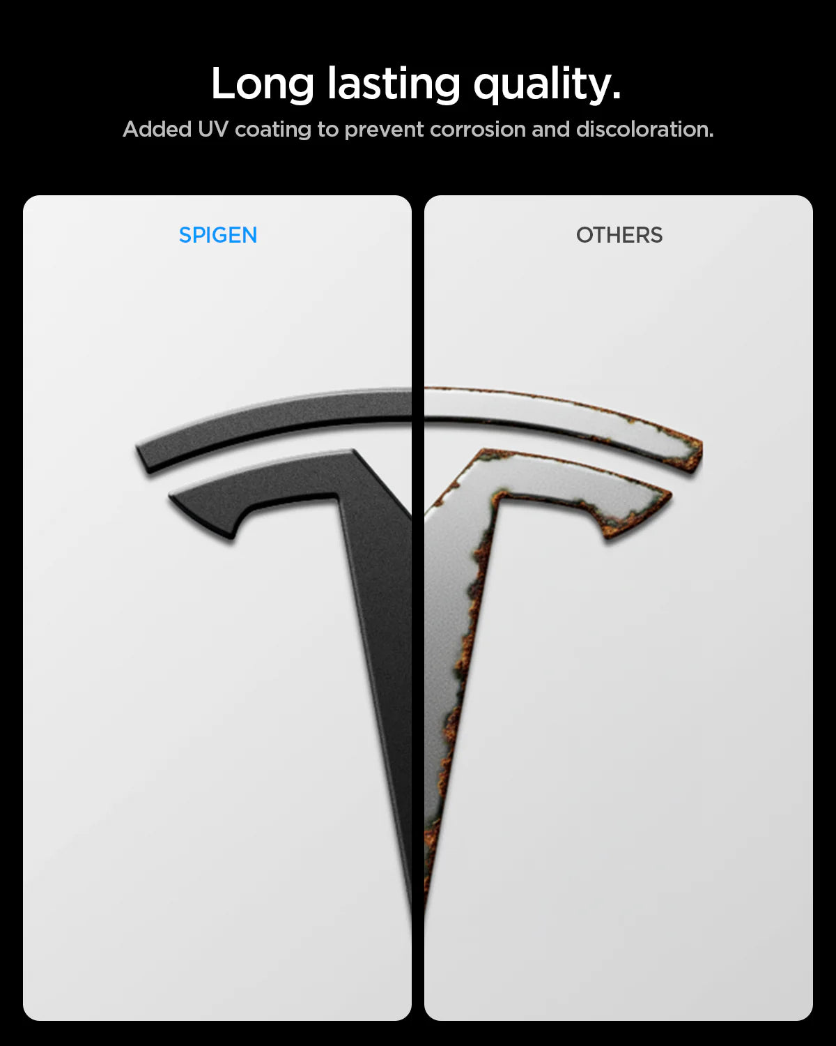 Tesla Model Y Juniper (2026/2025) Front Emblem Logo Cover TD100B - Spigen Malaysia