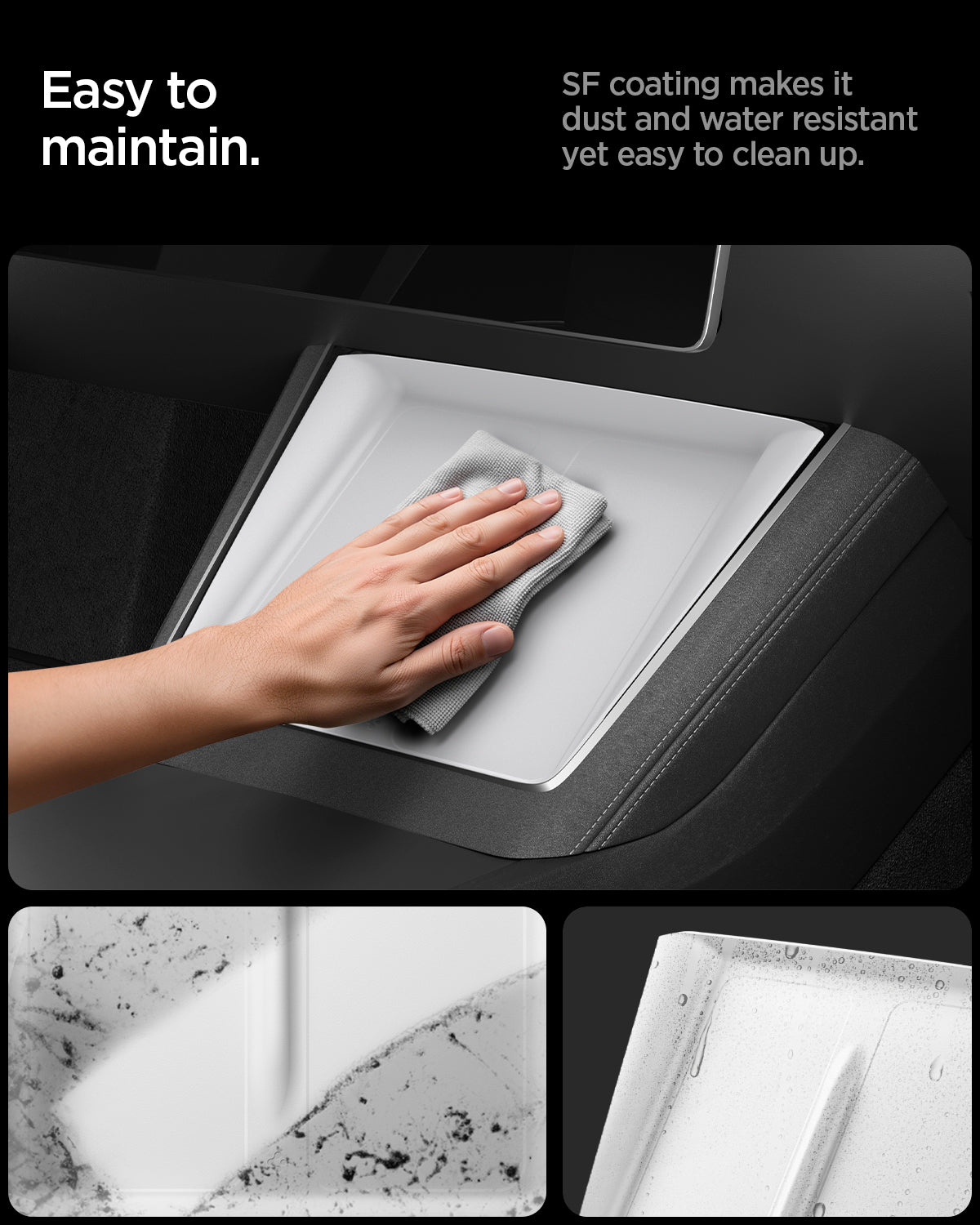 Tesla Model Y Juniper (2026 / 2025) Wireless Charging Pad Cover TO261JH - Spigen Malaysia