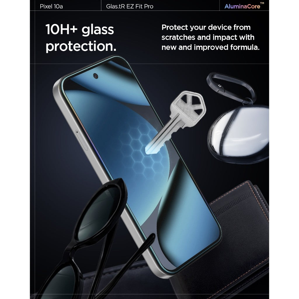 [2 Pack] Google Pixel 10a Screen Protector Glas.tR EZ Fit - Spigen Malaysia