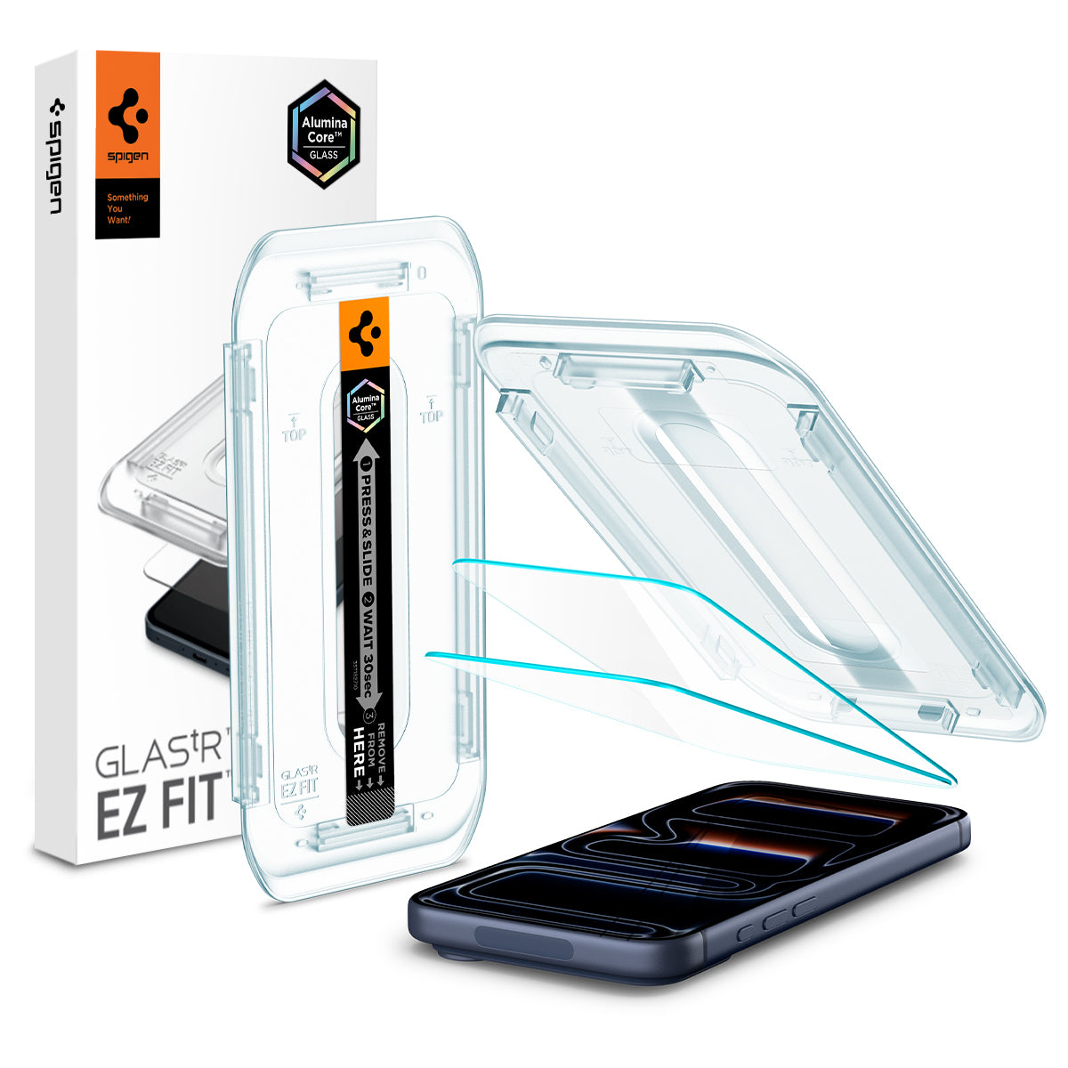 [2 Pack] iPhone 17 Pro / 17 / 16 Pro Tempered Glass EZ Fit - Spigen Malaysia