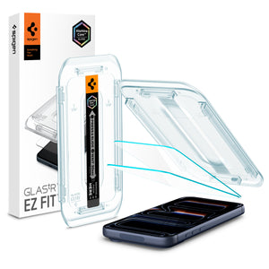 [2 Pack] iPhone 17 Pro / 17 / 16 Pro Tempered Glass EZ Fit - Spigen Malaysia